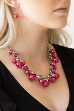 Load image into Gallery viewer, The Upstater- Pink and Silver Necklace